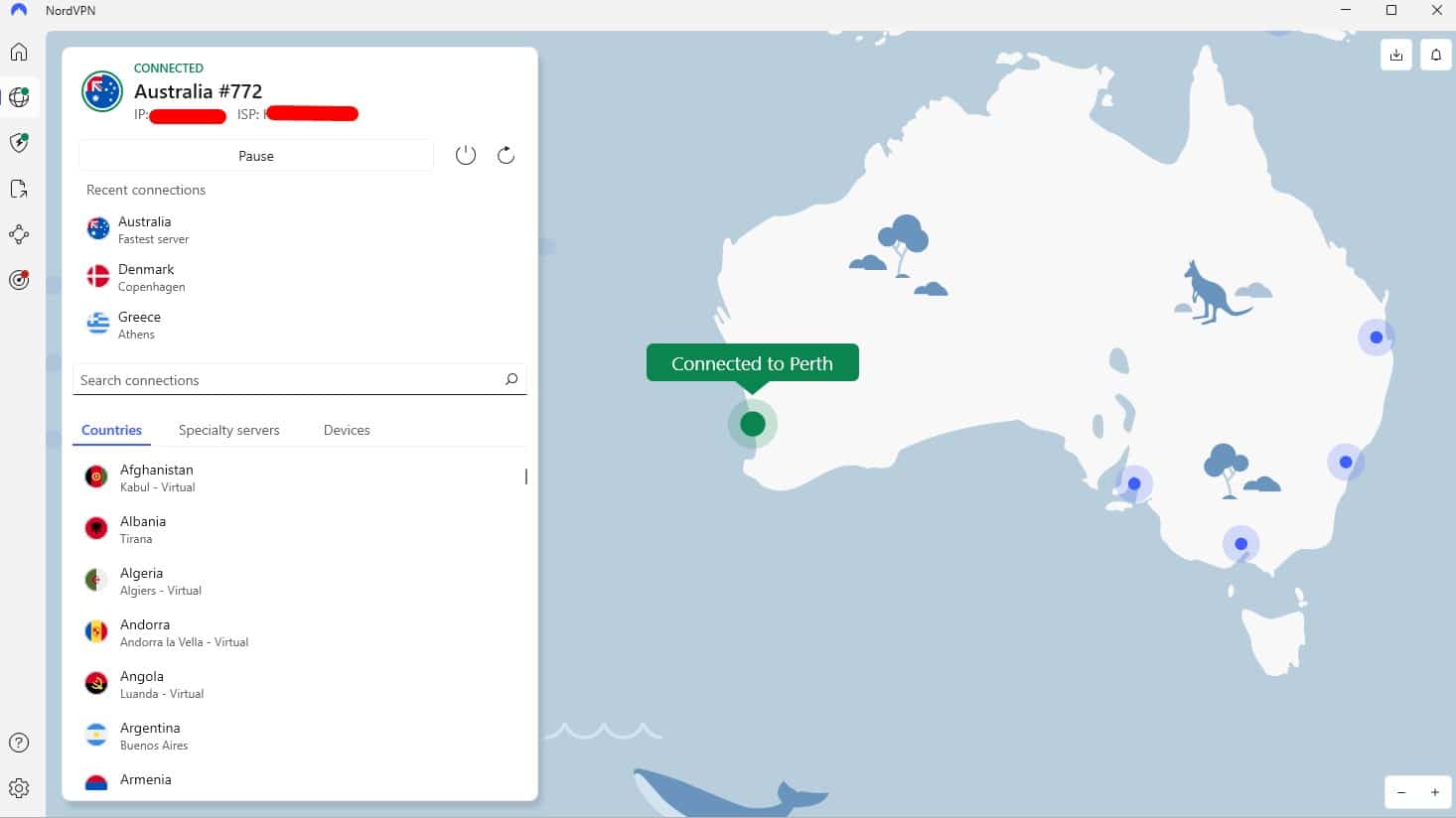 australsk server australsk server
