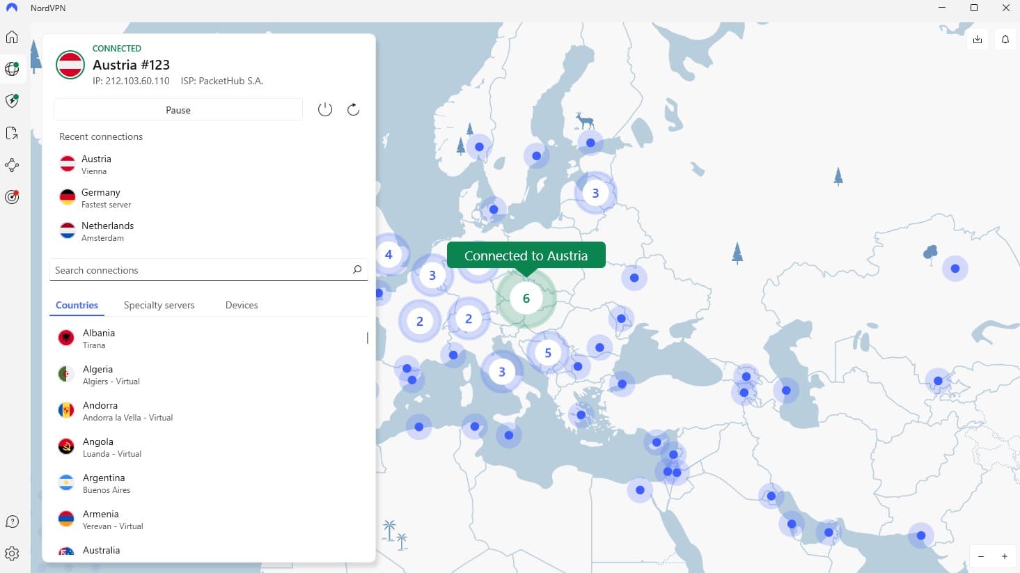 VPN Østrig